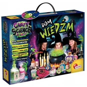 Set de ciencia educativa Liscianigiochi Crazy Science Casa de brujas (modelo 304-PL100255)