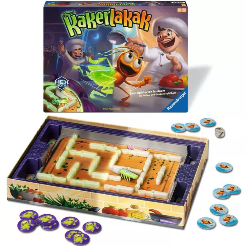 Kakerlakak Glow in the Dark, juego de mesa