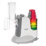 Cortador de verduras Adler AD 4815, 150 W, 5 boquillas, carcasa de ABS, blanco/gris