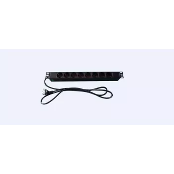 Microconnect CABINETACC23 unidad de distribución de corriente (PDU) 8 salidas AC 1U negro
