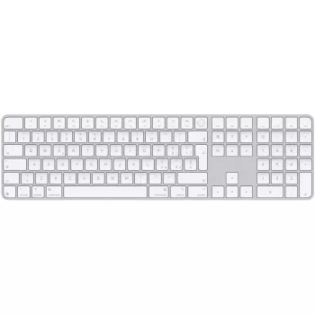 Teclado APPLE Magic con Touch ID y teclado numérico para modelos Mac con Apple Silicon – italiano – teclas blancas