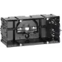 HAGER GLS55002 Caja de empotrar 2 tomas para perfil BR C (GLS55002)