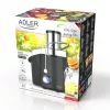 Exprimidor centrífugo Adler AD 4127 — 1000 W, negro, jarra de zumo, 3,9 kg