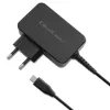 Qoltec 52386 Cargador GaN POWER PRO | 1xUSB-C | 65W | 5-20V | 3-3,25A | negro