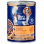 OptiVital Lata - jugosos trozos para perros adultos con pavo en salsa 415g