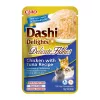 Snacks húmedos para gatos INABA Dashi Delights Delicate Flakes pollo con atún sobre de 40 g