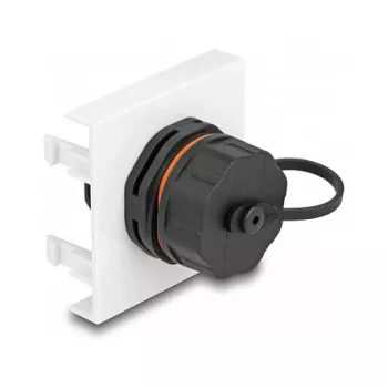 Módulo Easy 45 DeLOCK red RJ45 Cat.6A 45x45mm 1000 Mbit/s negro
