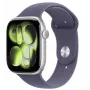 Apple Watch Series 11 GPS + Cellular 42mm caja de aluminio plateado con correa deportiva Purple Fog - M/L