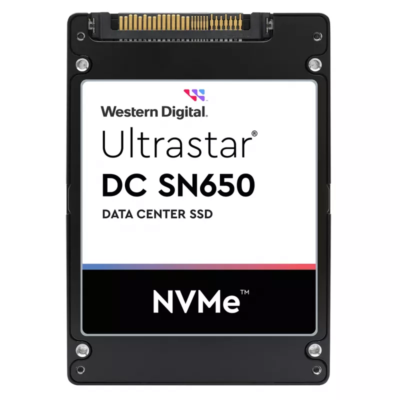Unidad SSD WESTERN DIGITAL Ultrastar DC SN650 7680 GB U.3 PCIe TLC ISE