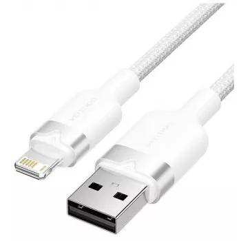 Cable Lightning Vention LANWF — 1 m, USB-A a Lightning, blanco