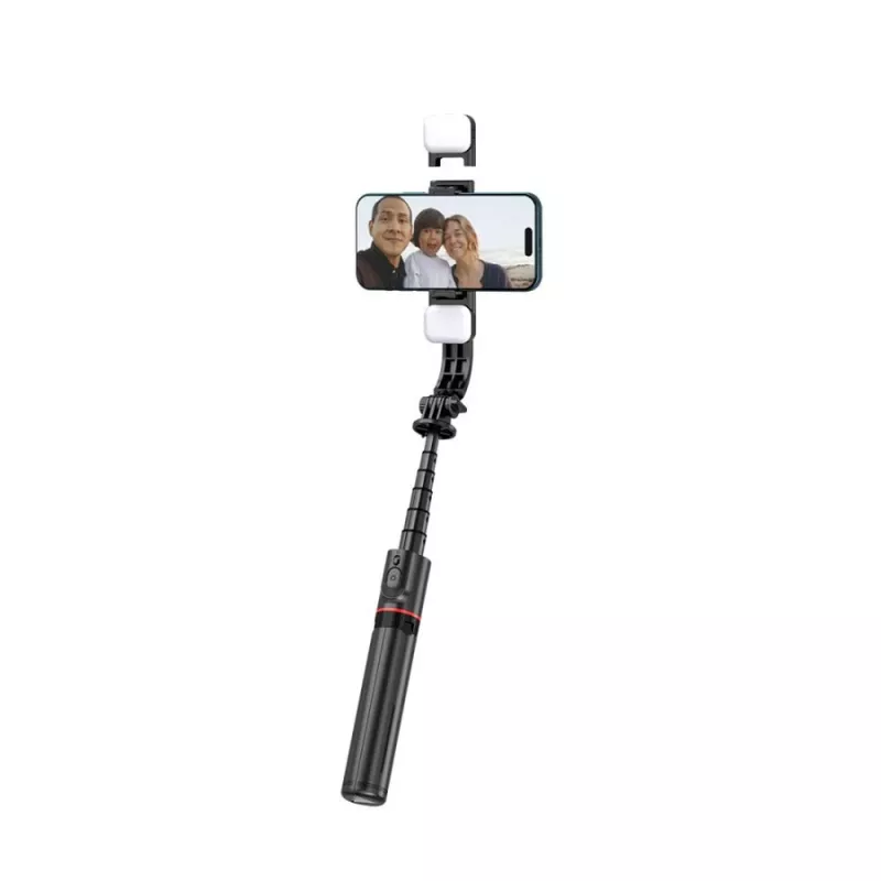 Tech-Protect L05S palo selfie con trípode, luz LED y mando a distancia Bluetooth