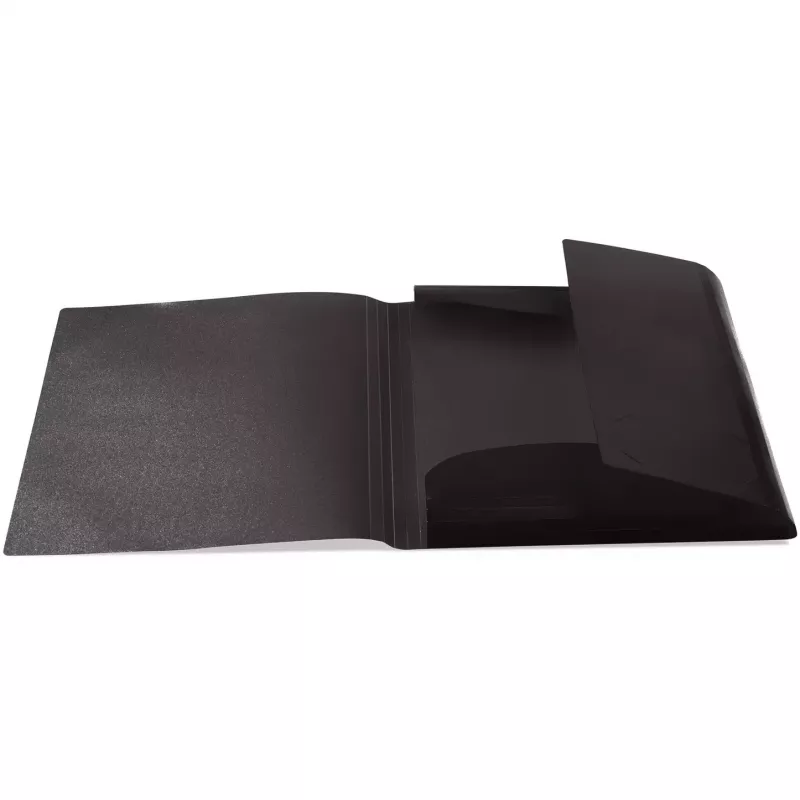 Archivador de polipropileno (PP) HERMA 19501 A4 negro transparente