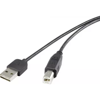 Renkforce cable USB 2.0 A/B, 1,8 m, conector reversible