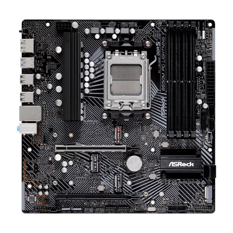 ASRock B650M PG Lightning AM5 placa base Micro-ATX