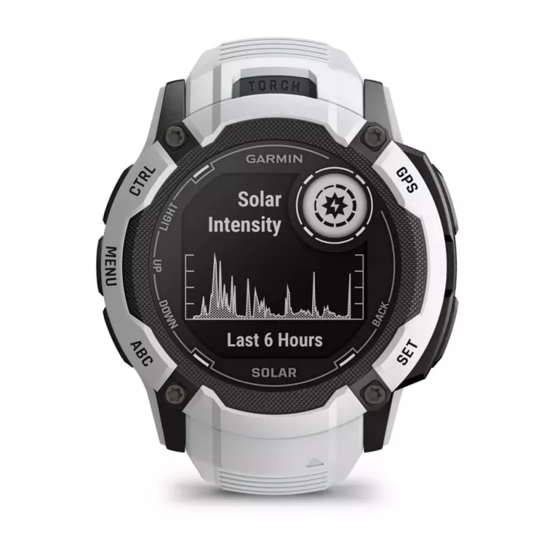 Garmin Instinct 2X Solar 2,79 cm (1,1) MIP 50 mm Digital 176 x 176 píxeles Pantalla táctil Blanco GPS (satélite)