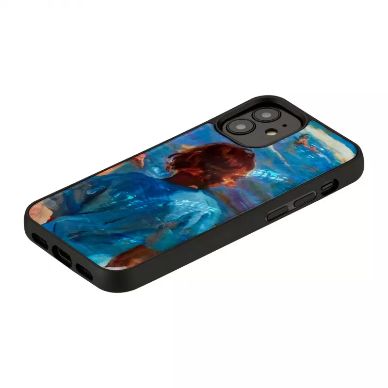 Funda protectora iKins para Apple iPhone 12 mini con diseño de playa infantil