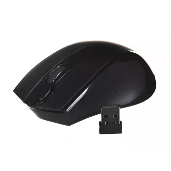 Ratón inalámbrico RF A4Tech G9-500F, para diestros, 1000 DPI, receptor nano 2,4 GHz, alcance 15 m, pila AA