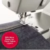 Máquina de coser SINGER Heavy Duty 4432 — eléctrica, 32 tipos de puntada, ojal en 1 paso, brazo libre, gris
