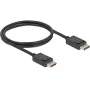 Cable DisplayPort DeLOCK 81174 1 m negro DisplayPort a DisplayPort