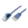 ROLINE GREEN Cable de conexión UTP Cat.6A (Clase EA), LSOH, delgado, Azul, 0,15 m