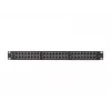 PATCH PANEL 48 PUERTOS 1U 19 CAT6A FTP APANTALLADO NEGRO LANBERG