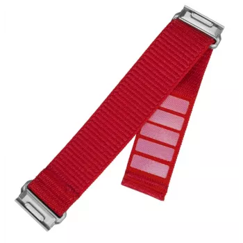 Correa de repuesto de nailon de 22 mm FIXED para Garmin QuickFit 160–210 mm Rojo