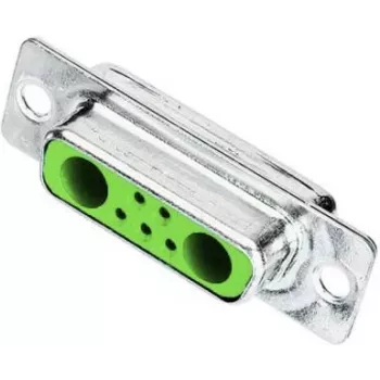 Conector de cable D-Sub 2 Harting 09 69 201 5072 Verde metalizado