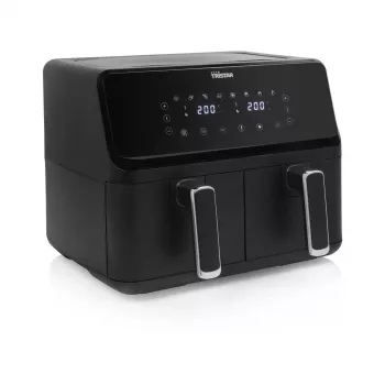 Freidora Tristar FR-9026 doble 8 L independiente 2700 W freidora de aire caliente negra