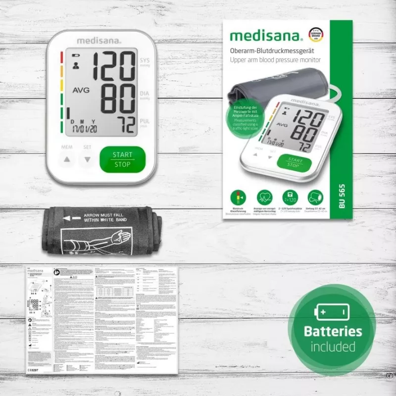 Medisana BU 565 tensiómetro de brazo (blanco)