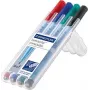 Rotulador Staedtler Lumocolor correctable 305 4 unidades verde negro azul rojo