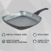 Plancha Russell Hobbs RH01861EU7 28 cm Crystaltech – superficie antiadherente, plancha plana para parrilla