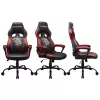 Silla de oficina Subsonic SA5642-IM1 asiento acolchado respaldo acolchado negro rojo