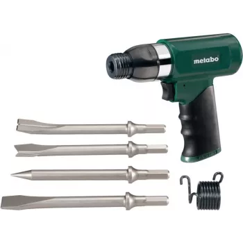 Metabo DMH 30 Set Martillo cincelador neumático 1/4 in (6,3 mm), con maletín