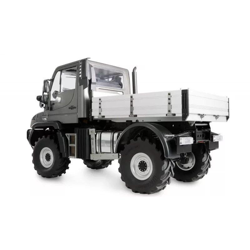 Amewi Mercedes-Benz Unimog portaimplementos 4WD antracita 1:10 ARTR (22683)