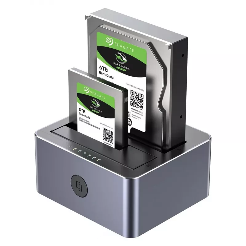 Unitek Estación de clonación 2X SATA 2,5/3,5 USB 5GB