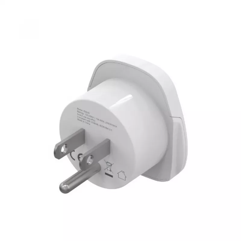 Adaptador de viaje GEMBIRD A-AC-USMINTF — universal a enchufe US, 10 A