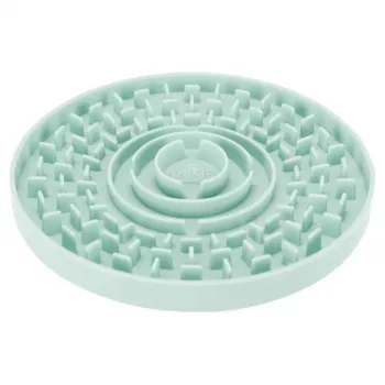 Plato lamedor Trixie Junior 15 cm — cuenco lamedor para perros, verde, 15 cm de diámetro, junior, 200 g