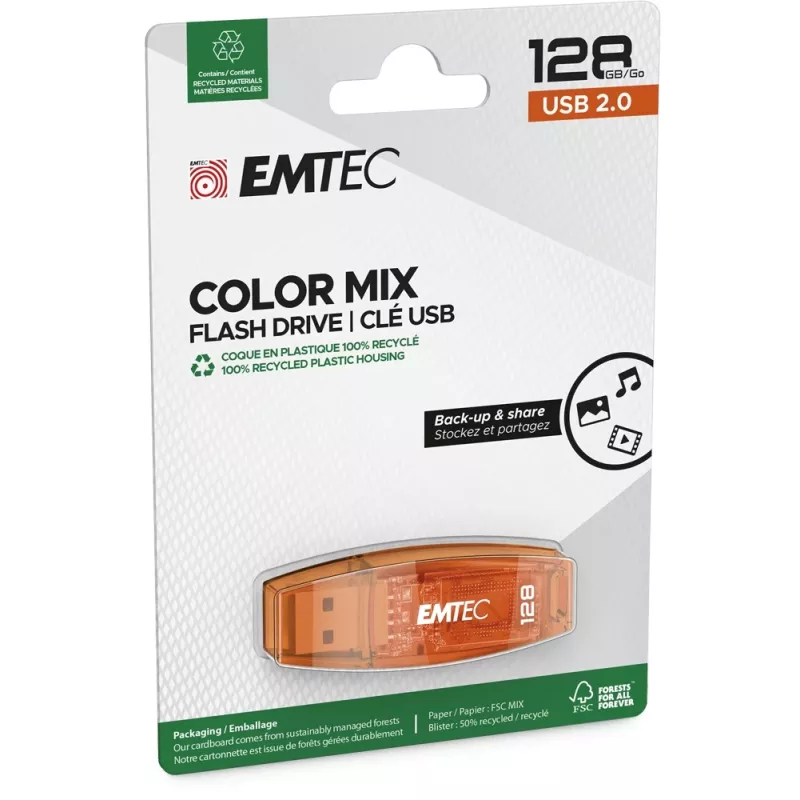 Memoria USB Emtec 128 GB USB Type-A 2.0 C410