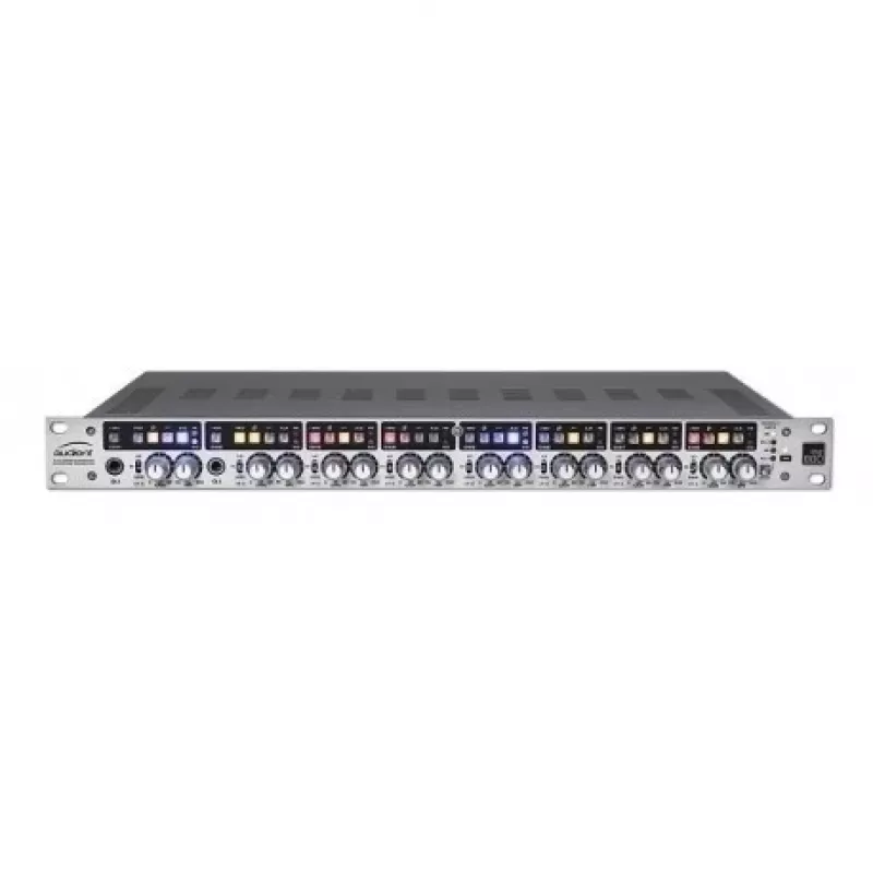 Preamplificador de micrófono de 8 canales Audient ASP880 24-Bit 96 kHz, montaje en rack