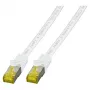 Cable de red RJ45 Cat.6A S/FTP LSZH Cat.7 sin conector blanco 1,5 m EFB-Elektronik (MK7001.1,5W)