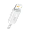 Cable Baseus Dynamic USB a Lightning, 2,4A, 2m (blanco)
