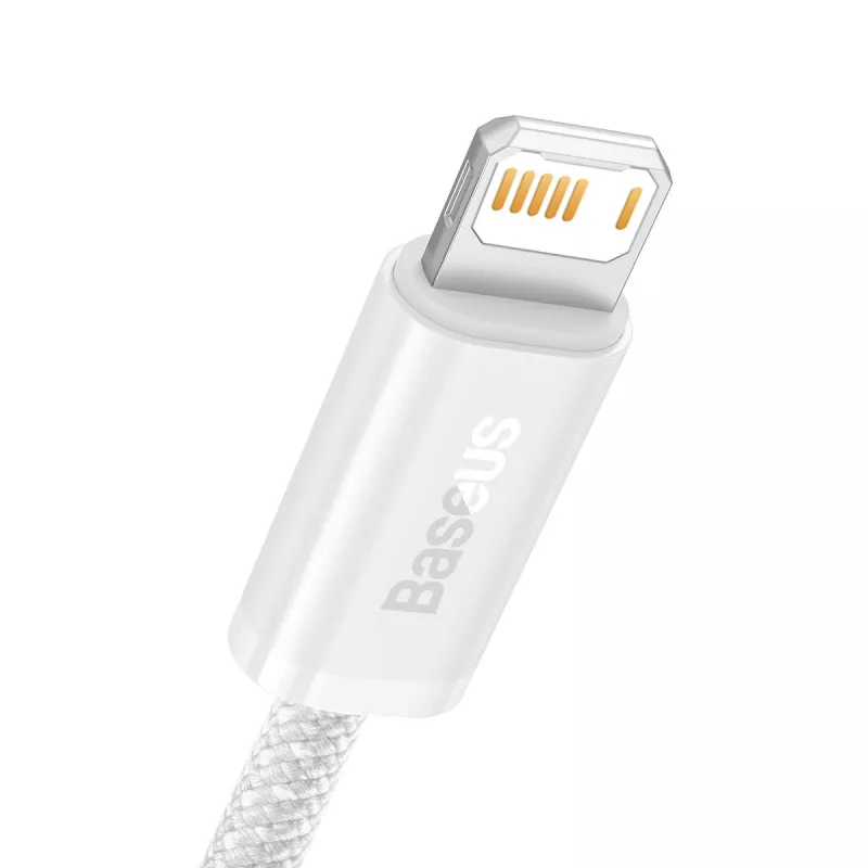 Cable Baseus Dynamic USB a Lightning, 2,4A, 2m (blanco)