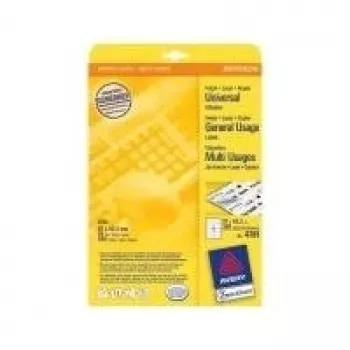 Avery - Etiquetas - blanco - A4 (210 x 297 mm) - 25 uds. 12) (4781)