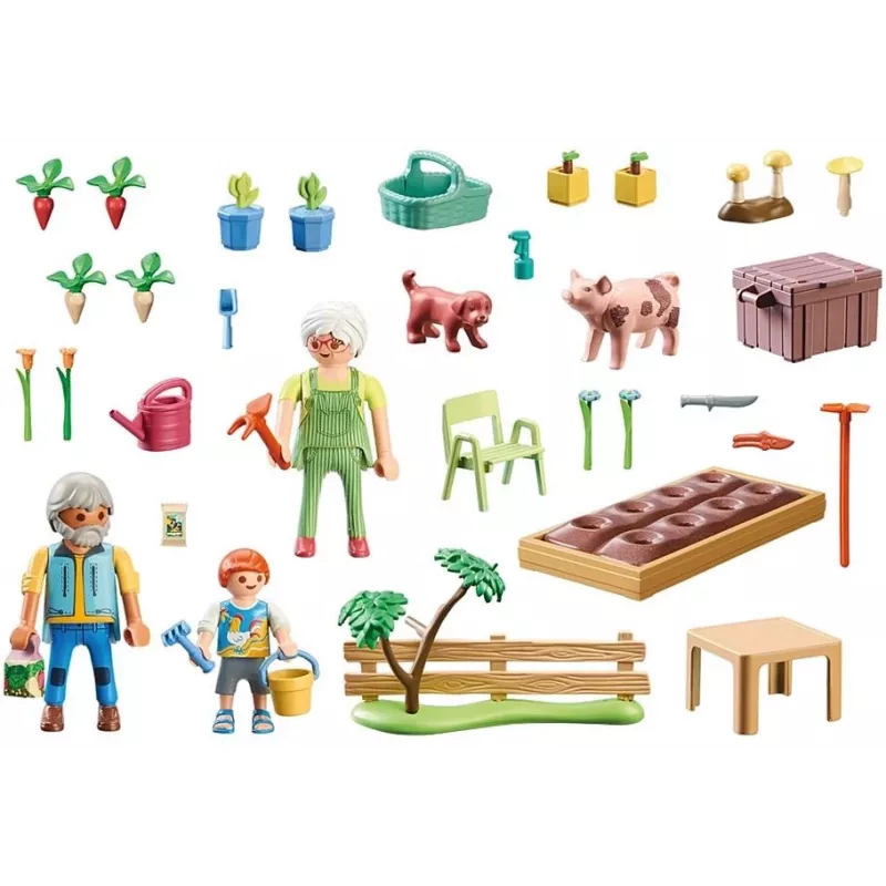 Playmobil 71443 Country: Huerto con los abuelos