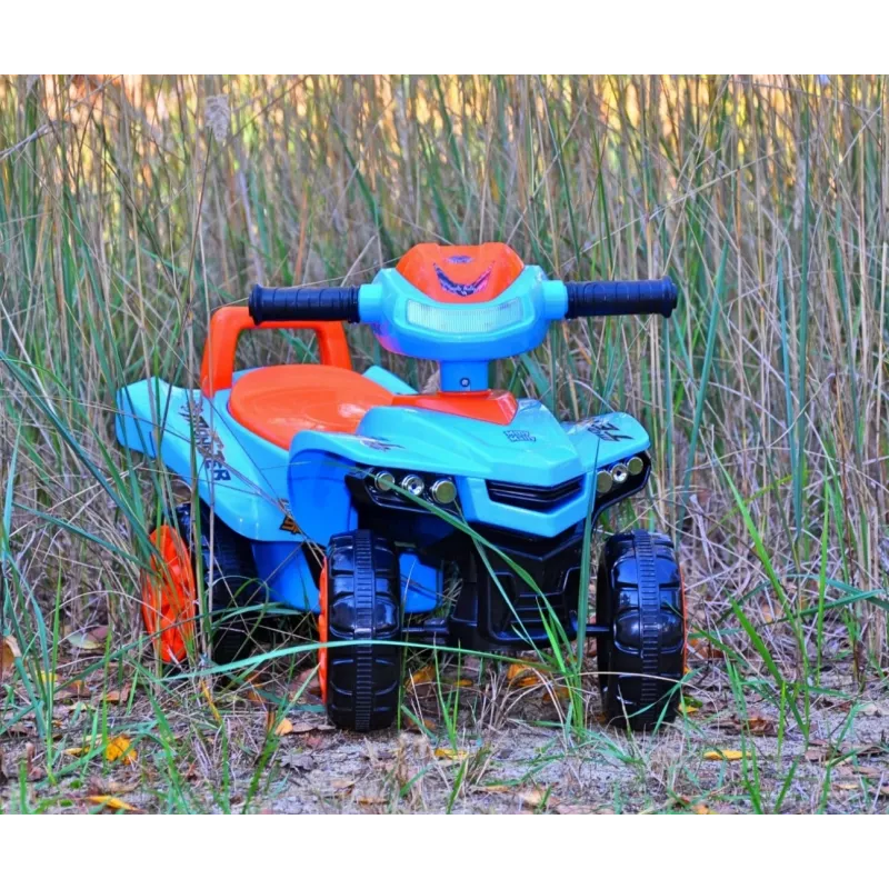 Vehículo deslizador Milly Mally Ride-on Monster Navy — vehículo deslizador infantil con asiento, altura de asiento baja