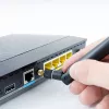 Antena Wi-Fi interior QOLTEC 57046, doble banda 2,4–2,5 GHz y 5,1–5,8 GHz, 5 dBi, 50 Ω