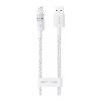 Cable USB Baseus Silky Series 2,4A 2m blanco