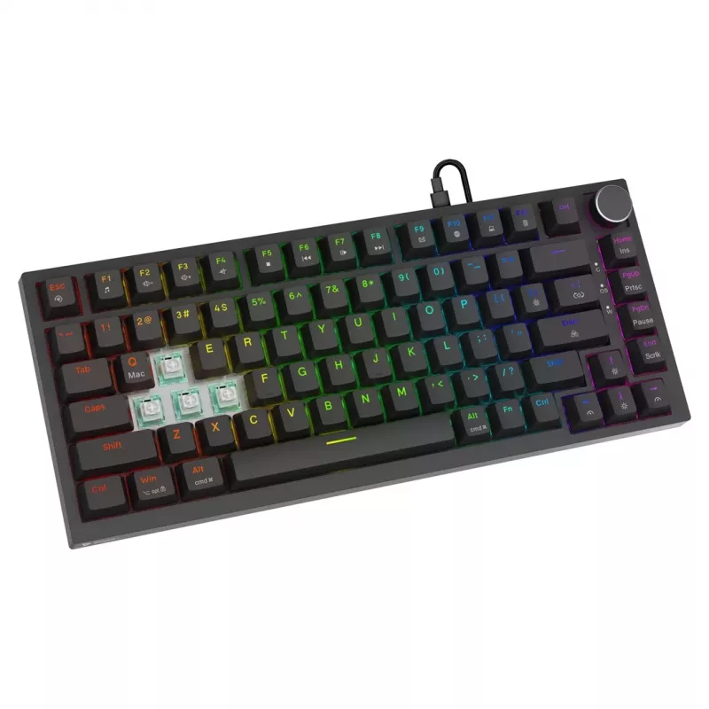 Savio ASTRAL BLACK JADE teclado gaming USB QWERTY US International