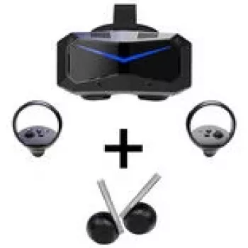 Pimax Crystal Super Visor VR, 57 PPD + Auriculares DMAS Bundle - negro