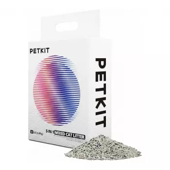 Arena aglomerante PETKIT Mixed 7 L — control de olores, fórmula aglomerante